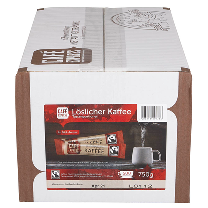Artikelbild 8 für HELLMA Kaffeesticks Instantkaffee, Arabicabohnen 500x 1,5 g, Artikelnummer 807300