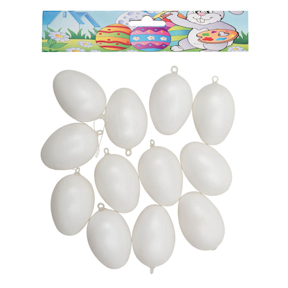 Artikelbild 3 für Plastik-Figur weiß Eier Ø 6,0 cm 12 St., Artikelnummer 252839