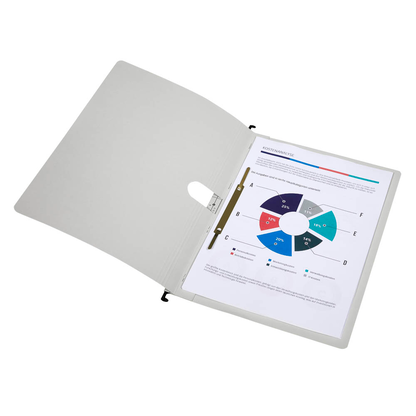 Artikelbild 4 für 50 dots Hängehefter Karton lichtgrau 1 x kaufmännische Heftung, Artikelnummer 538488