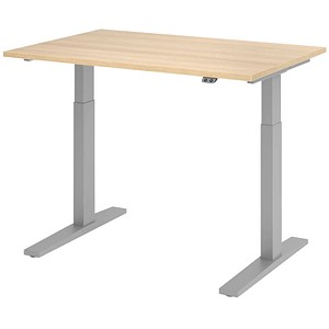 Hammerbacher Xmka12 Hohenverstellbarer Schreibtisch Eiche
