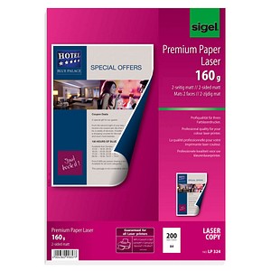 Sigel Fotopapier Lp324 Din Matt 160 G Qm 0 Blatt Gunstig Online Kaufen Office Discount