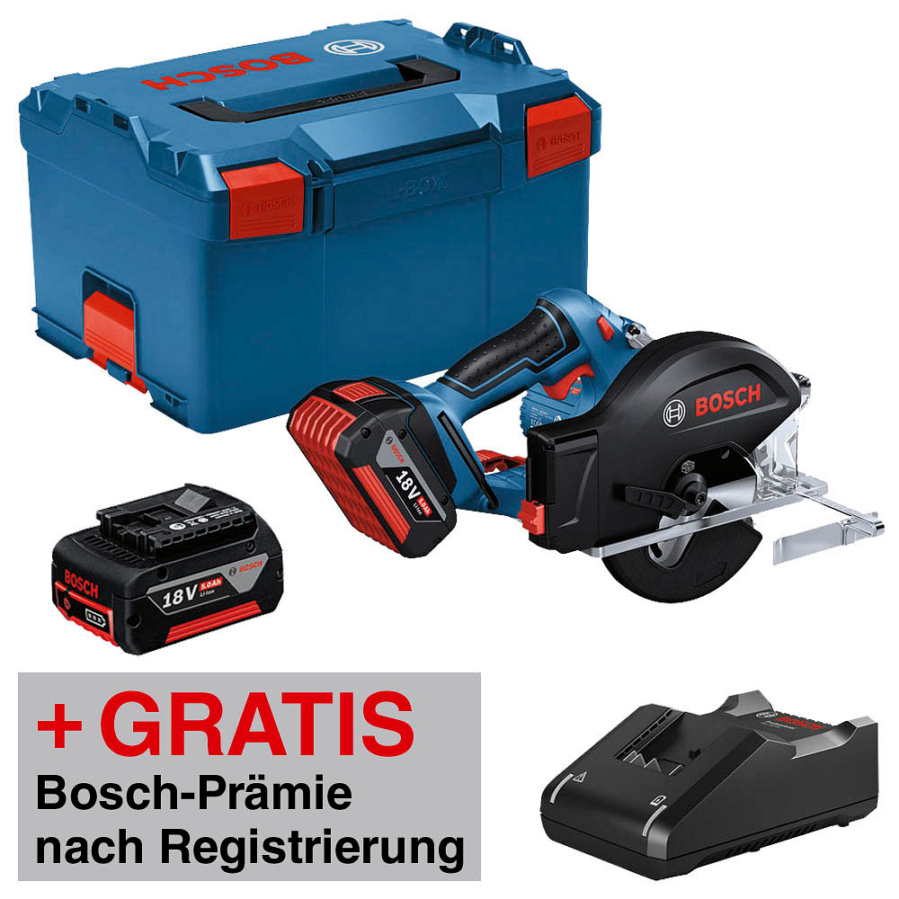 AKTION BOSCH Professional GKM 18V50 AkkuHandkreissägeSet 18,0 V