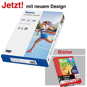 tecno Laserpapier colour print DIN A4 160 g/qm 250 Blatt tecno Laserpapier colour print DIN A4 160 g/qm 250 Blatt
