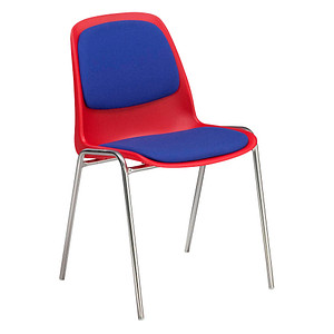 FRIWA Schalenstuhl 1163-024 rot, blau FRIWA Schalenstuhl 1163-024 rot, blau