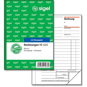 SIGEL Formularbuch RE625 Rechnung SIGEL Formularbuch RE625 Rechnung