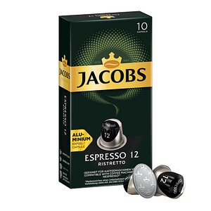 JACOBS ESPRESSO RISTRETTO Kaffeekapseln Arabica- und Robustabohnen