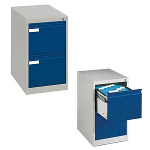 CP C 2000 Acurado Hängeregistraturschrank blau/grau 2 Schubladen CP C 2000 Acurado Hängeregistraturschrank blau/grau 2 Schubladen