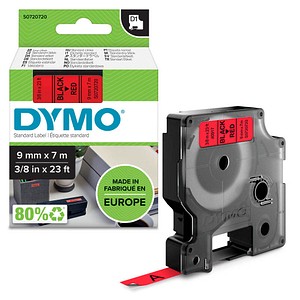DYMO Beschriftungsband D1 40917 S0720720, 9 mm schwarz auf rot DYMO Beschriftungsband D1 40917 S0720720, 9 mm schwarz auf rot
