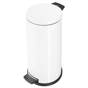 0619-000 Soft Close Hailo ProfiLine Solid /Öko M M/ülleimer aus Edelstahl//Kunststoff, 17 Liter, gro/ßer /Öffnungswinkel, Deckeld/ämpfung