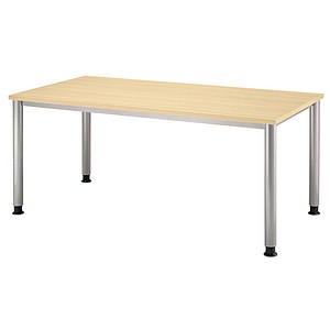 HAMMERBACHER Orbis höhenverstellbarer Schreibtisch ahorn rechteckig HAMMERBACHER Orbis höhenverstellbarer Schreibtisch ahorn rechteckig