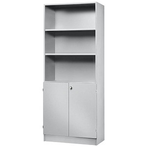 HAMMERBACHER Savona Regalschrank grau/grau 3 Fachböden HAMMERBACHER Savona Regalschrank grau/grau 3 Fachböden
