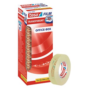tesa tesafilm® Klebefilm transparent 12,0 mm x 33,0 m 12 Rollen tesa tesafilm® Klebefilm transparent 12,0 mm x 33,0 m 12 Rollen