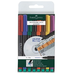 FABER-CASTELL MULTIMARK Folienstifte-Set farbsortiert permanent 8 St. FABER-CASTELL MULTIMARK Folienstifte-Set farbsortiert permanent 8 St.