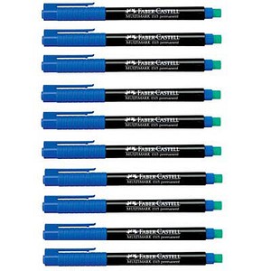 10 FABER-CASTELL MULTIMARK 1513 Folienstifte blau 0,6 mm permanent 10 FABER-CASTELL MULTIMARK 1513 Folienstifte blau 0,6 mm permanent