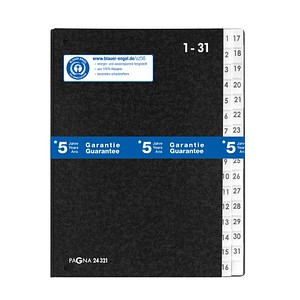 PAGNA Pultordner 1-31 schwarz PAGNA Pultordner 1-31 schwarz
