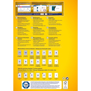 AKTION: 250 AVERY Zweckform Etiketten L4744REV-25 weiß + GRATIS 50 Etiketten AKTION: 250 AVERY Zweckform Etiketten L4744REV-25 weiß + GRATIS 50 Etiketten