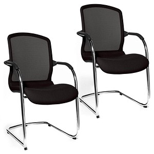 2 Topstar Open Chair 100 Besucherstuhle Schwarz