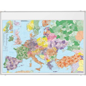 europakarte zum aufhängen FRANKEN Europakarte Stahlblech günstig online kaufen | office discount