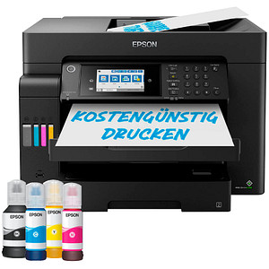 AKTION: EPSON EcoTank ET-16605 4 in 1 Tintenstrahl-Multifunktionsdrucker schwarz mit 100 Euro CashBack