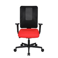 Bürostuhl schwarz Open | rot, OX300TW2 discount X Stoff Gestell Sitness Deluxe, T310 office (N) Topstar