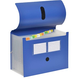 FolderSys Fächermappe 12 Fächer blau FolderSys Fächermappe 12 Fächer blau