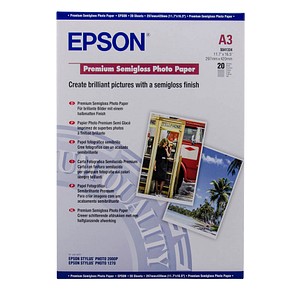 Ga lekker liggen Kerkbank Periodiek EPSON Fotopapier S041334 DIN A3 matt 251 g/qm 20 Blatt | office discount