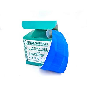 LEINA-WERKE Pflaster REF 70254 blau 6,0 cm x 5,0 m, 1 St.