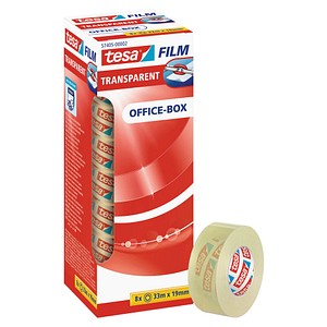 tesa tesafilm® Klebefilm transparent 19,0 mm x 33,0 m 8 Rollen tesa tesafilm® Klebefilm transparent 19,0 mm x 33,0 m 8 Rollen
