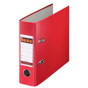 bene A5 Ordner rot Kunststoff 7,5 cm DIN A5 quer bene A5 Ordner rot Kunststoff 7,5 cm DIN A5 quer