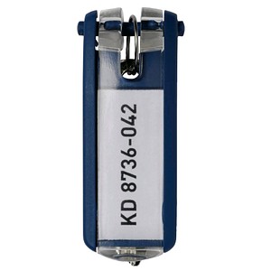6 DURABLE Schlüsselanhänger KEY CLIP blau 6 DURABLE Schlüsselanhänger KEY CLIP blau