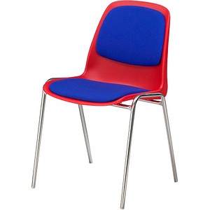 FRIWA Schalenstuhl 1163-024 rot, blau FRIWA Schalenstuhl 1163-024 rot, blau
