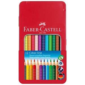 12 FABER-CASTELL Colour GRIP Buntstifte farbsortiert 12 FABER-CASTELL Colour GRIP Buntstifte farbsortiert