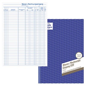 AVERY Zweckform Formularbuch Waren-/Rechnungs-Eingangsbuch AVERY Zweckform Formularbuch Waren-/Rechnungs-Eingangsbuch