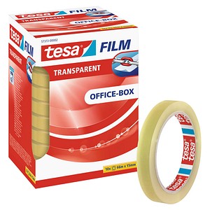 tesa tesafilm® Klebefilm transparent 15,0 mm x 66,0 m 10 Rollen tesa tesafilm® Klebefilm transparent 15,0 mm x 66,0 m 10 Rollen