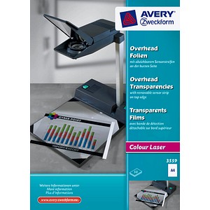 AVERY Zweckform Laserfolien klar A4 50 St. AVERY Zweckform Laserfolien klar A4 50 St.
