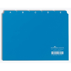 DURABLE Karteikartenregister A-Z blau DURABLE Karteikartenregister A-Z blau
