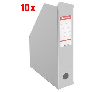 10 Esselte Stehsammler grau 10 Esselte Stehsammler grau