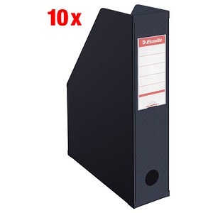 10 Esselte Stehsammler schwarz 10 Esselte Stehsammler schwarz