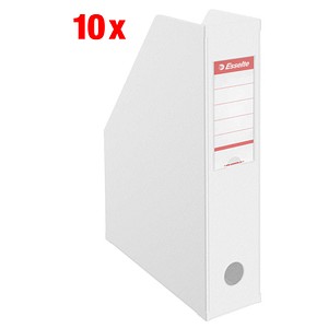 10 Esselte Stehsammler weiß 10 Esselte Stehsammler weiß