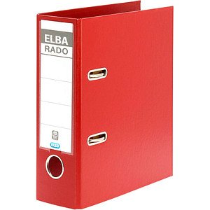 ELBA A5 Hochformat Ordner rot Kunststoff 7,5 cm DIN A5 hoch ELBA A5 Hochformat Ordner rot Kunststoff 7,5 cm DIN A5 hoch