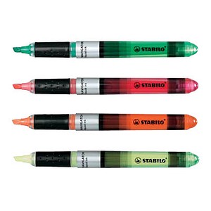 4 STABILO NAVIGATOR Textmarker farbsortiert 4 STABILO NAVIGATOR Textmarker farbsortiert