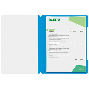 LEITZ Schnellhefter 4191 Kunststoff hellblau DIN A4