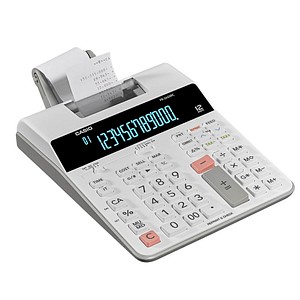 CASIO FR 2650RC Tischrechner druckend wei office discount