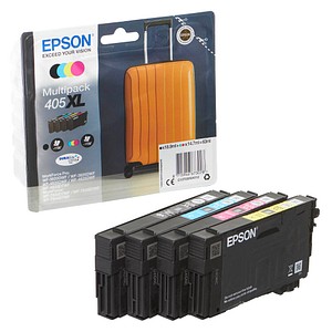 EPSON 405XL / T05H6 4er-Set schwarz, discount office Druckerpatronen, cyan, magenta, | gelb