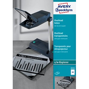 AVERY Zweckform Kopierfolien klar A4 100 St. AVERY Zweckform Kopierfolien klar A4 100 St.