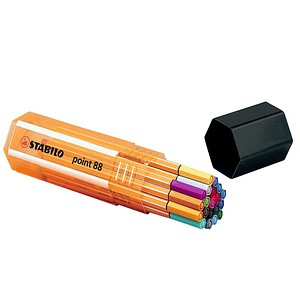 20 STABILO point 88 Fineliner-Set farbsortiert 0,4 mm 20 STABILO point 88 Fineliner-Set farbsortiert 0,4 mm