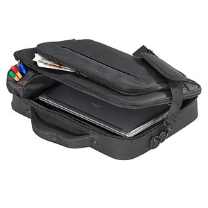 hama Laptoptasche Miami Kunstfaser schwarz 00216522 bis 44,0 cm (17,3 Zoll)  | office discount