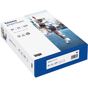 tecno Kopierpapier premium DIN A4 80 g/qm 500 Blatt tecno Kopierpapier premium DIN A4 80 g/qm 500 Blatt