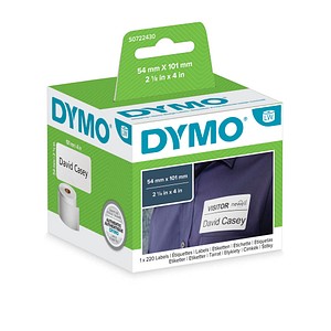 220 DYMO Etiketten S0722430 weiß 220 DYMO Etiketten S0722430 weiß