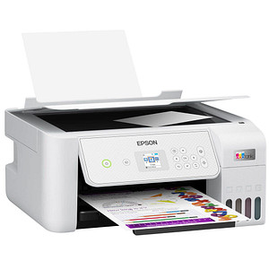 AKTION: EPSON EcoTank ET-2876 3 in 1 Tintenstrahl-Multifunktionsdrucker weiß mit 40 Euro CashBack